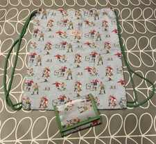CATH KIDSTON DRAWSTRING BAG & WALLET - FOOTBALL DESIGN, Christmas Present, Rare