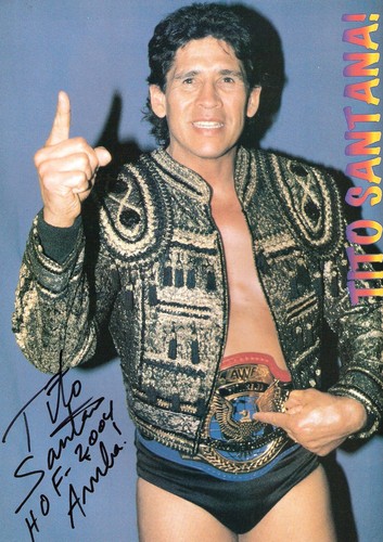 Am62 tito santana - tito, signed