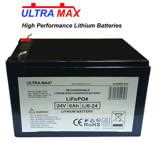 Ultramax 24v 6ah - 6ah,