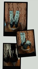 7" Black Platform Booties
