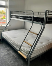 Metal Bunk Bed - Single 3ft
