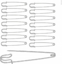 15 Pcs Large Safety Pins, 3