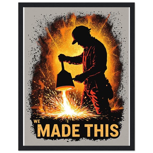 Steelworker furnace heritage - steelworker,