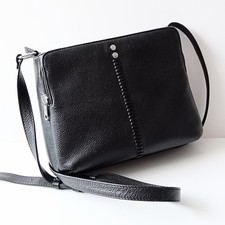 ✅ Principles Debenhams Real Leather Women's Cross Body Bag Black 24/18/7 Cm