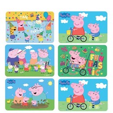 Peppa Pig Children's Placemat 43 x 28 cm Kids Wipe Clean Table Mat. Various