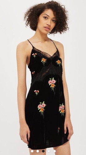 Topshop black velvet - topshop,