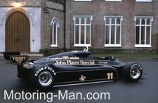 LOTUS 91 F1 FACTORY LAUNCH 35MM ORIGINAL SLIDE JPS PHOTOGRAPH ELIO DE ANGELIS