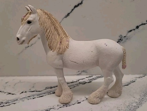 Schleich white shire mare - schleich,