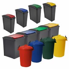 25L 50L Recycling Bins Kitchen Plastic Recycle Bin Garden Rubbish Waste Dustbin