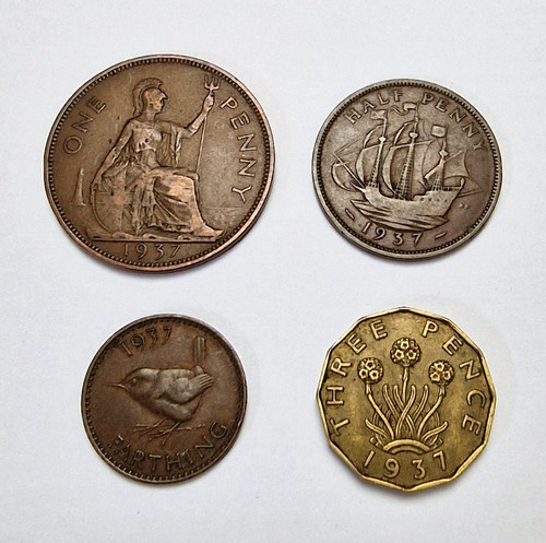 1937 george pre decimal - vi, uk