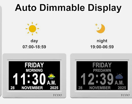 Ycoo digital clock large - ycoo,