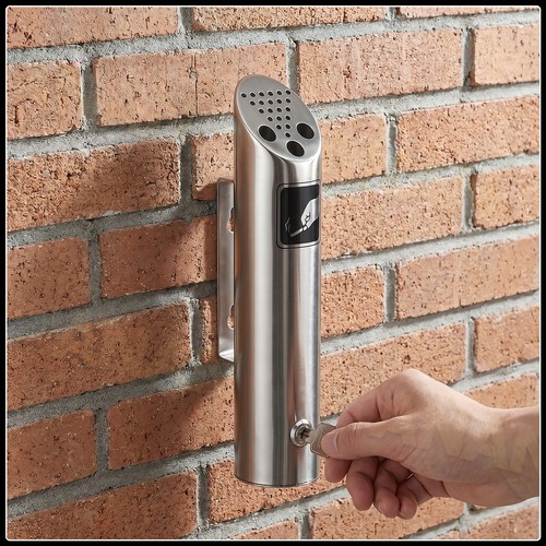 Wall mount ashtray cigarette - wall,