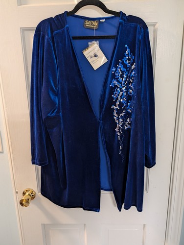 Bob mackie wearable art blue - bob,