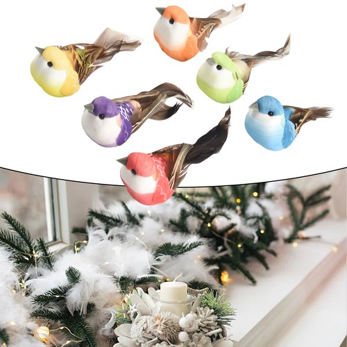 6pcs artificial foam feather - artificial,