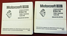 Pair of 7" Motorcraft Ford Sealed Beam Units Headlamp ESU14 side light cup 7033