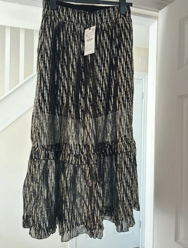 Zara maxi skirt new - skirt, black