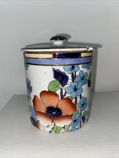 Losol Ware “June” Preserve Jar (Pre 1936?) Keeling & Co Burslem