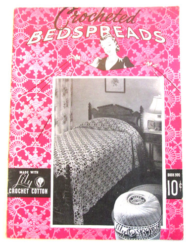 Vtg 1940s crocheted - vtg, bedspreads