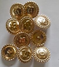 Set of 10 Chanel Buttons 