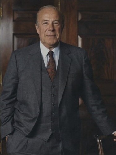 George shultz 2x3 fridge - george,