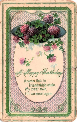 Antique victorian birthday - antique,