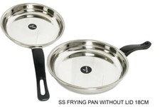 stainless steel frying pan