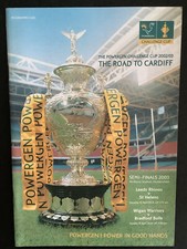 RUGBY LEAGUE PROGRAMME