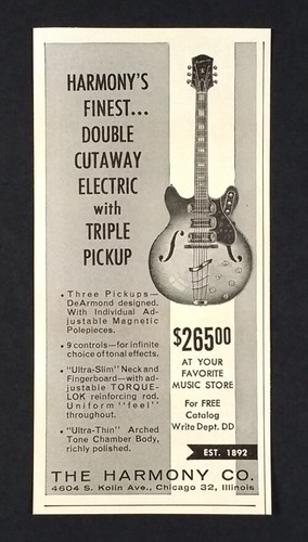 1963 harmony double - harmony,