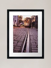Tram in Lisbon Framed Art