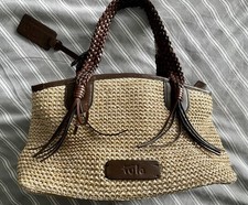 TULA Woven Straw & Leather