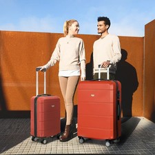 3pc Suitcase Set in RED set of 3