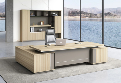 Modern large golden oak corner - modern,
