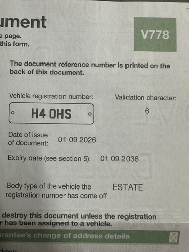 H4ohs private plate cherished - h4ohs,