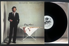 Albert Lee Money & Cigarettes Authentic Hand Signed Vinyl Album LP Eric Clapton