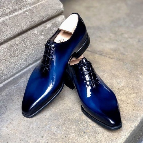 Handmade men blue color - blue,