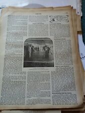El2  Ephemera 1905 article playing shuffleboard on board ship 