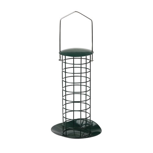 Hanging metal fatball feeder - hanging,