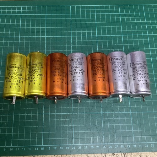 Vintage plessey 5000uf - plessey, 18v