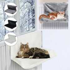 Warm Fleece Kitten Cat Hanging Radiator Pet Dog Bed Basket Cradle Hammock Plush 