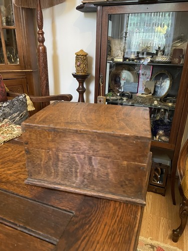 Antique victorian box - box, oak