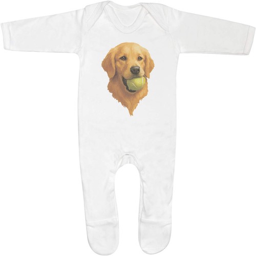 Golden retriever ball baby - &, ball'