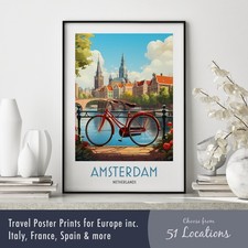 European Travel Poster Print