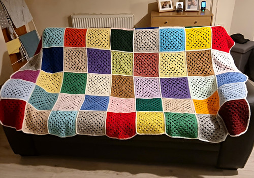 Large multicolour granny - large,
