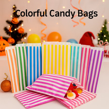 Candy Bags Striped Sweet Paper