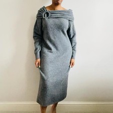 Zara Grey Knit Jumper Dress