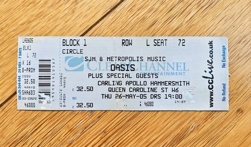 Oasis hammersmith apollo 2005 - oasis,