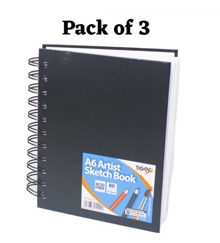 Spiral bound artist - 3x,