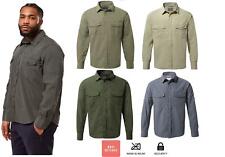 Craghoppers Mens Kiwi Long Sleeve Shirt Travel Sun Protection Nosi Defence 