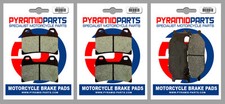 Front & Rear Brake Pads (3 Pairs) for MZ 1000 (MUZ) S 01-02