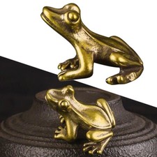 Artistic solid brass frog - artistic,
